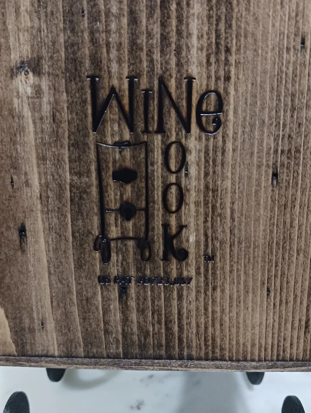 Wine Nook Box Wine Wood Stand Holder Dispenser